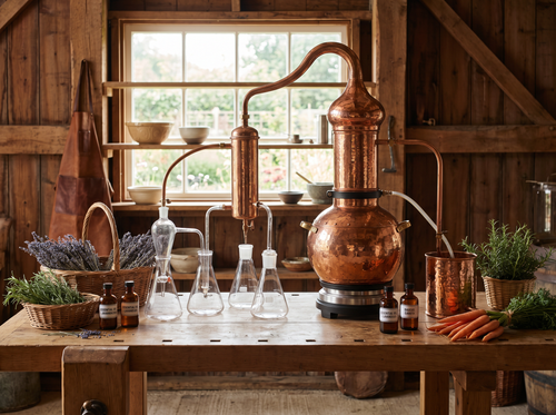 Botanical Oil Distillation & Extraction Kit — Professional